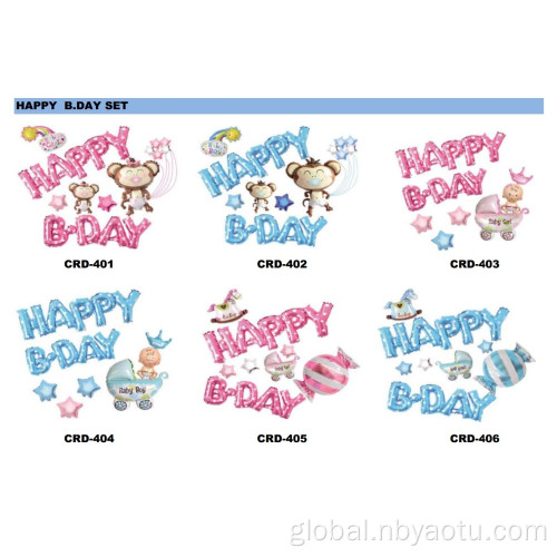 Happy Birthday With Balloons happy birthday with alphabet balloons garland arch kit Manufactory